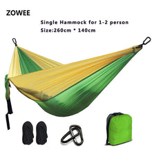 Load image into Gallery viewer, Hammock  Camping Survival