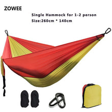 Load image into Gallery viewer, Hammock  Camping Survival
