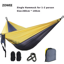 Load image into Gallery viewer, Hammock  Camping Survival