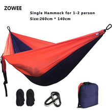 Load image into Gallery viewer, Hammock  Camping Survival