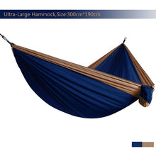 Load image into Gallery viewer, 118in x 75in Parachute Hammock Camping Survival